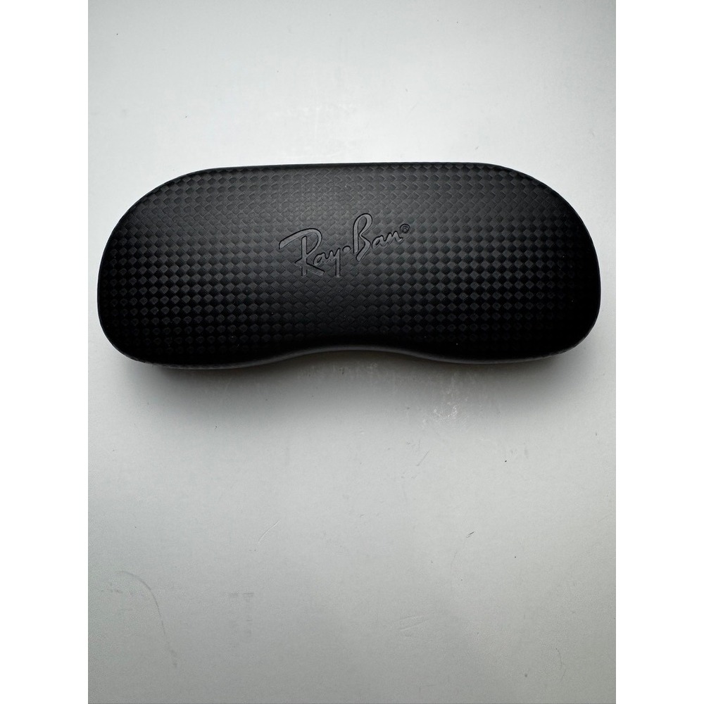 Ray-Ban Black Carbon Fiber Textured Hard Clamshell Sunglasses Eyeglasses Case